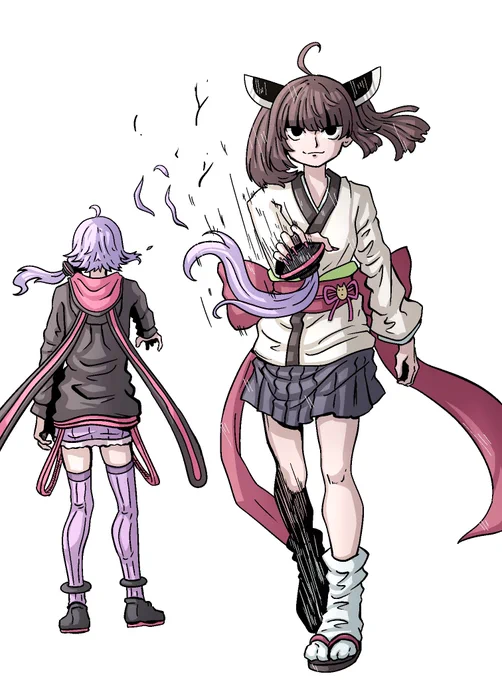 メタルマカロンを奪うきりたん