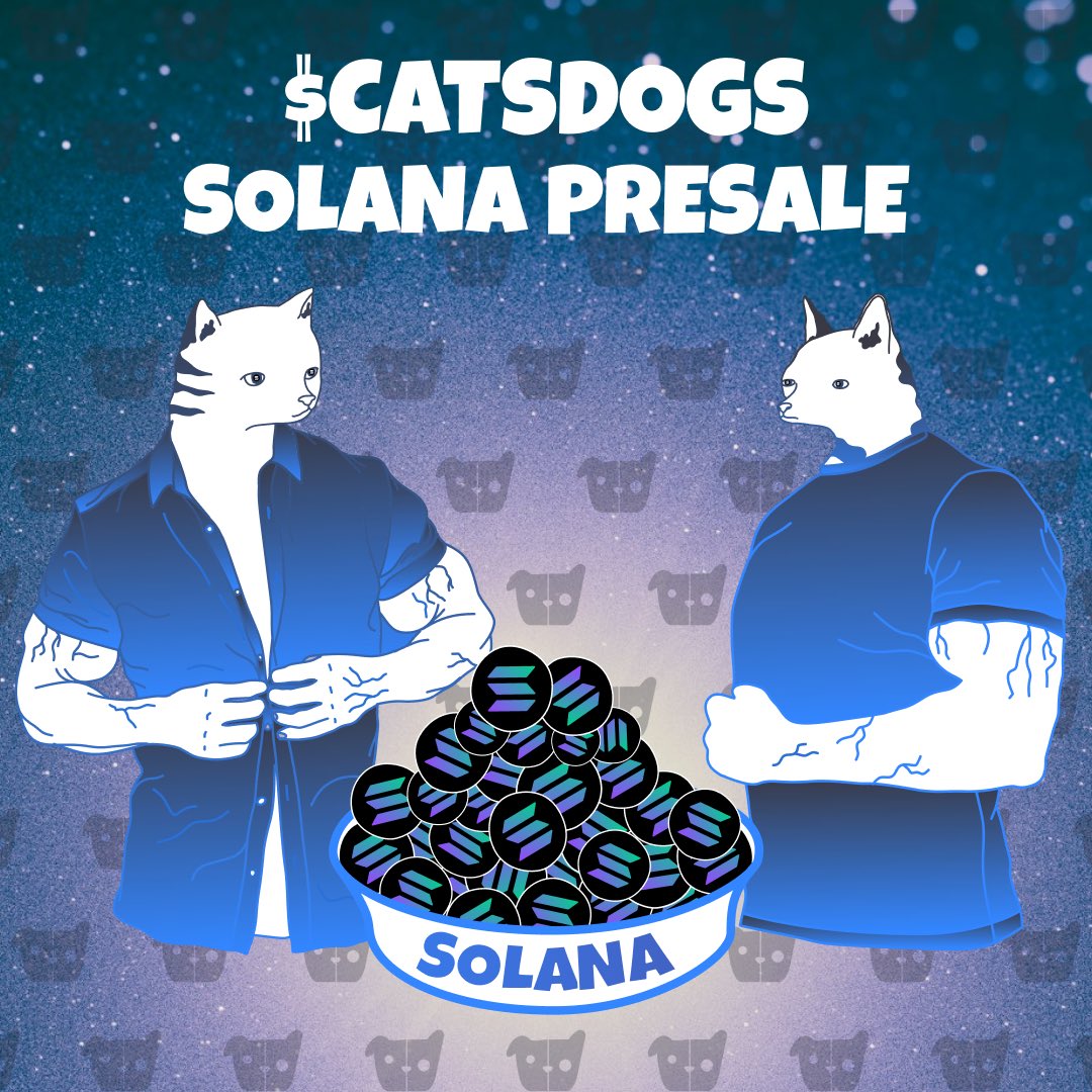 Cats_Dogs_Game's tweet image. 🚨 Breaking News: $CATSDOGS private presale is live! 

Invite-only—grab yours now.

Hold $CATSDOGS, earn Solana.

TON → SOL memecoin bridge. Don’t miss out!

👉 presale.catsdogs.live

$FOOD holders get $CATSDOGS airdrop later.