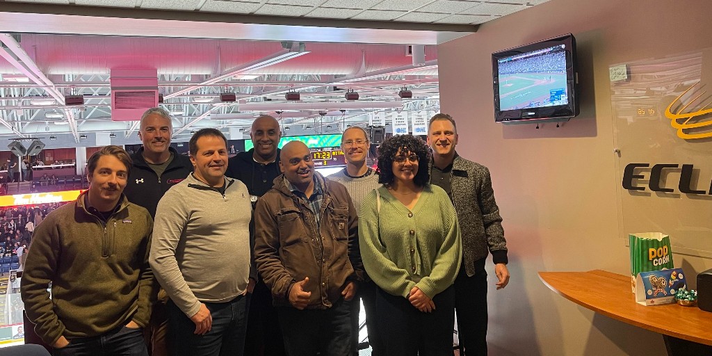 eclipseautomate's tweet image. Great night out at the @Storm_City game with our friends from @WECNuclear! Always a pleasure connecting outside the boardroom — great team building, good chats, and a few nail-biting plays on the ice. Thanks to everyone who joined! 🏒🤝
#TeamEclipse #Westinghouse #GuelphStorm