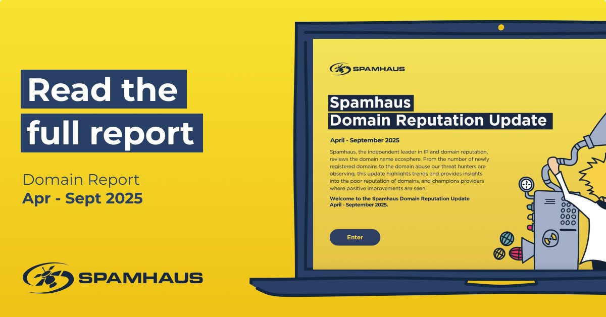 🌐  DOMAIN REPORT APR - SEPT 2025 | 43.5 million new domains registered - 75% gTLDs - with .top (+94%) and .xyz (+103%) in the🔝 3 gTLDs. 📈 Domains listed are up +48.3% 😱 ! One registry in particular saw huge increases 🩳🔵 - can you guess which one?

Read the full story in the