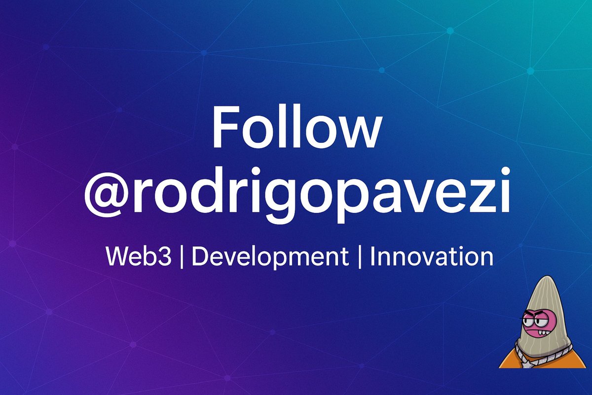 🎉 <a href="/rodrigopavezi/">Rodrigo Serviuc Pavezi</a> is marking a milestone with a sweet $100 giveaway!    

A lucky new follower will be randomly picked to take the prize yep, just by following.     

He’s building exciting things across Web3 and giving back to those hopping aboard. Don’t miss your shot! 🚀