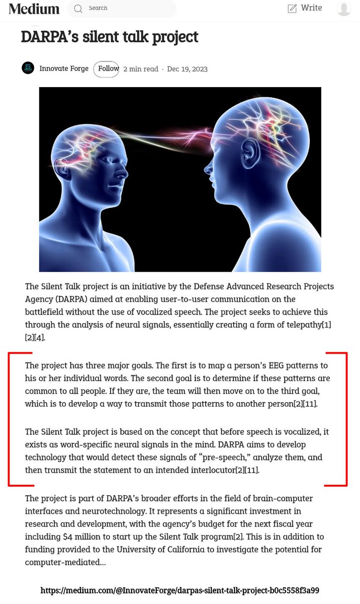 Did you know DARPA never stopped it's mind control program?