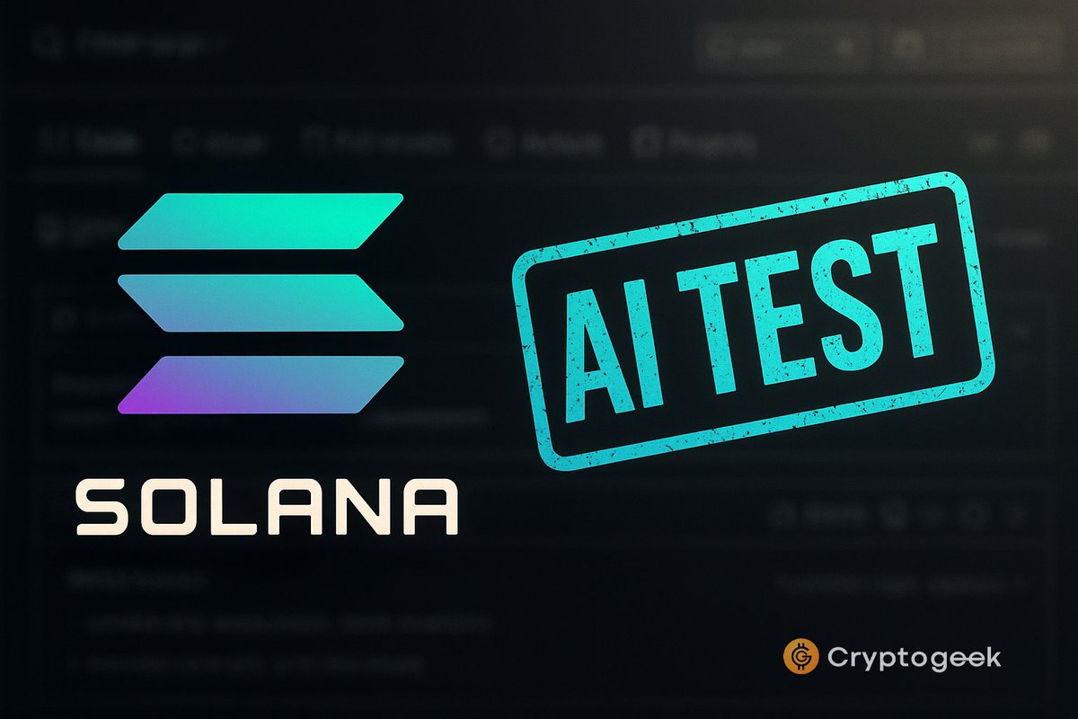 the_Cryptogeek's tweet image. №Solana co-founder clears the GitHub fuss 🔧🤖
That surprise upload? He says it was an #AI test, period.
Reassured or skeptical? @Solana #SOL $SOL