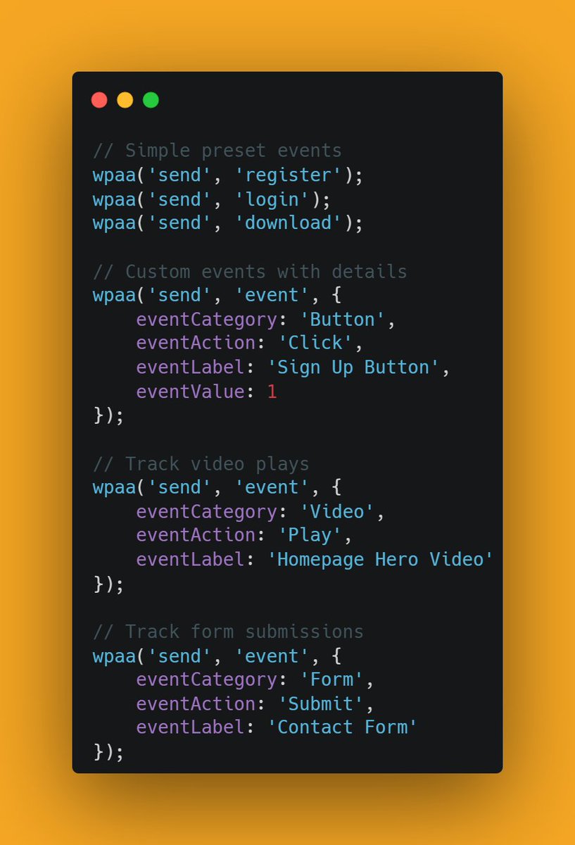 This is how you add events to Active Analytics.

getbutterfly.com/whats-new-in-a…

#WordPress #analytics
