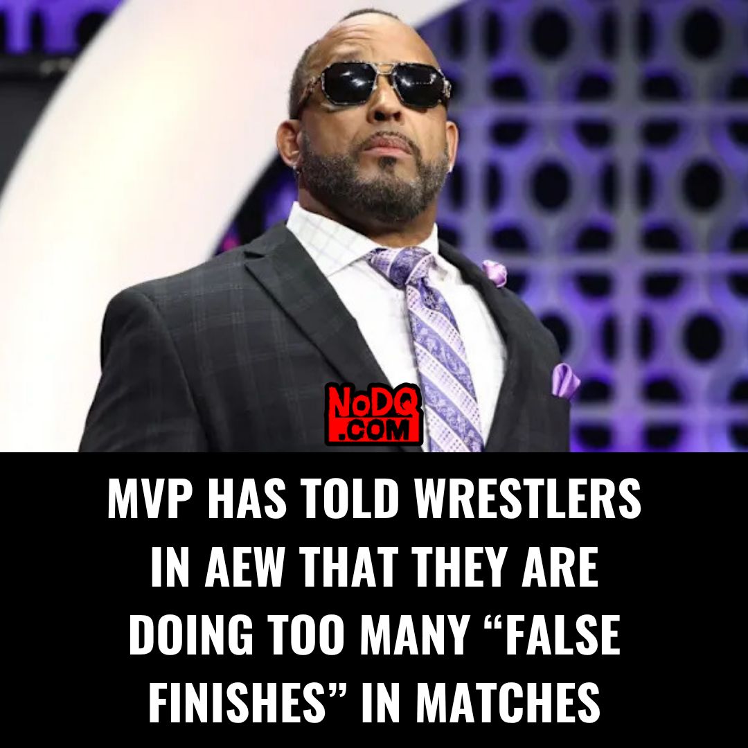 MVP has told wrestlers in AEW that they are doing too many “false finishes” in matches nodq.com/news/mvp-has-t…