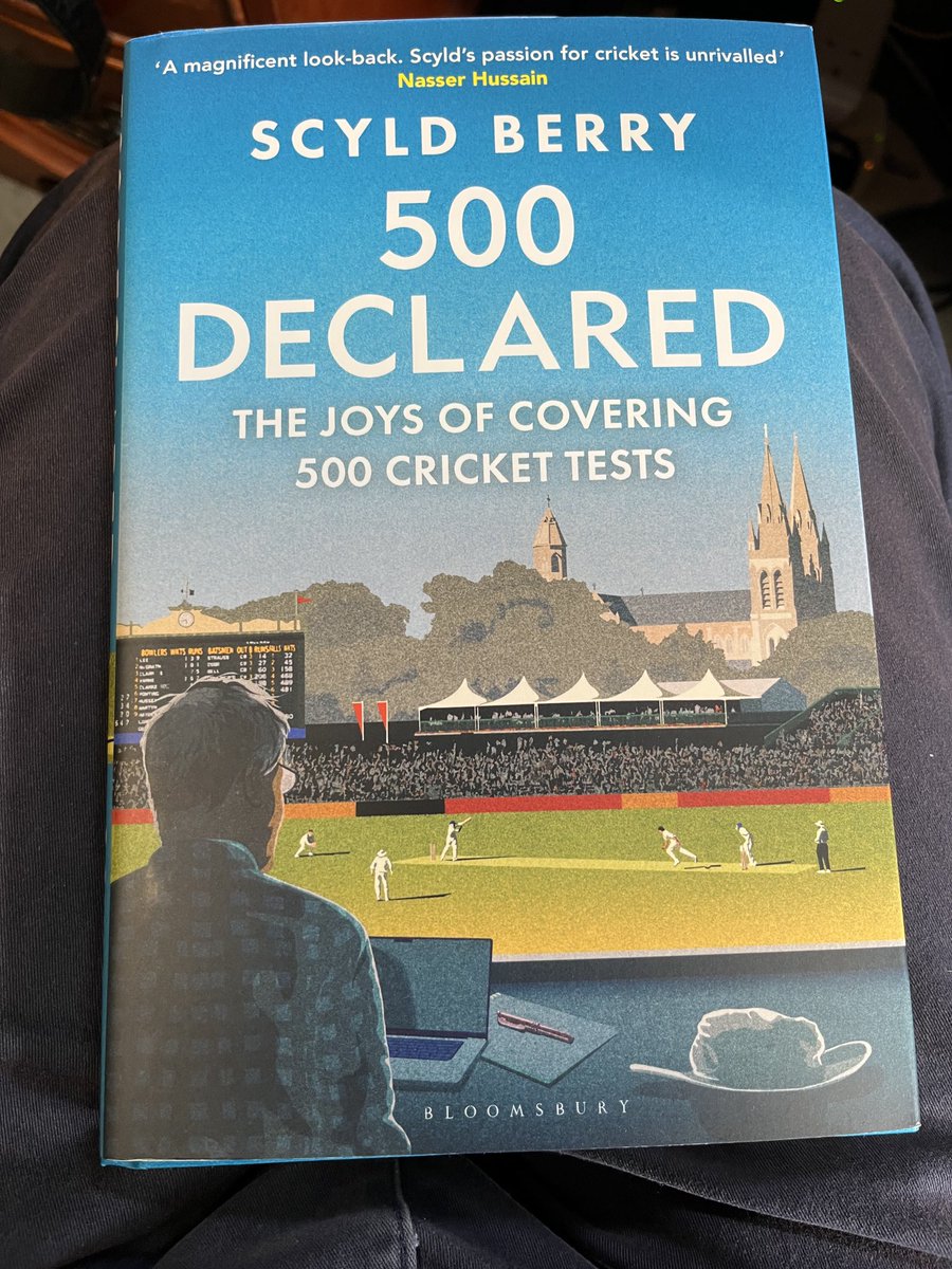 I’ve known Scyld Berry since he was A.S.I. Berry in the Observer in the 1970s. He’s always been an agreeable, quirky cove &amp; his latest book is a career best. Cricket has changed remarkably over Scyld’s career but his sane, unbiased assessments still resonate. Well played sir!