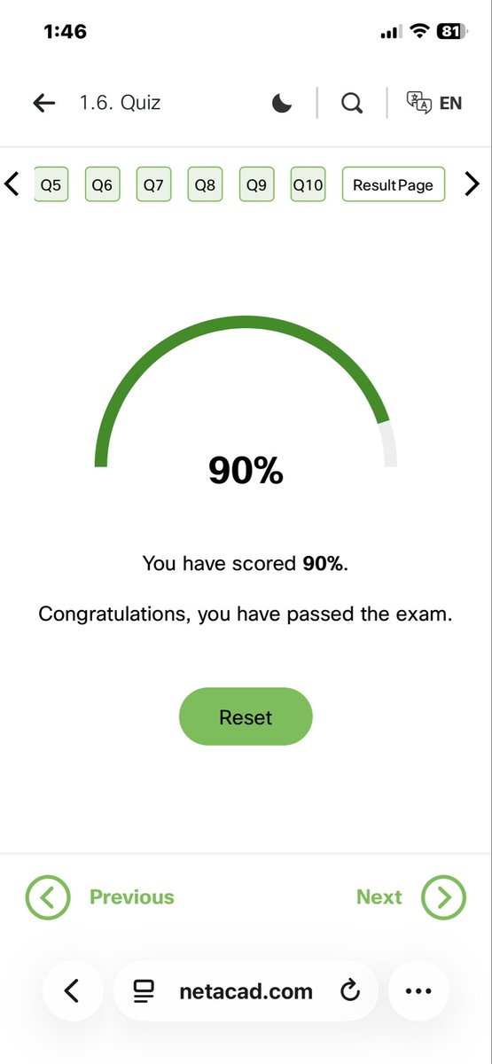 Day 2 ✅
Learned about cyber attackers &amp; their goals, internal vs external threats, and cyberwarfare.
Wrapped up Module 1 of <a href="/CiscoNetAcad/">Networking Academy</a>’s Intro to Cybersecurity with 90%!

Thanks @the_cybrarians community for the support.

#Day2LearningWithTheCybrarians
