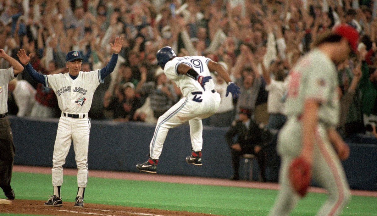 OptaSTATS's tweet image. At Rogers Centre, the @BlueJays have hit a game-winning 3+ run HR in the 7th or later to eliminate an opponent in all 4 rounds:
1993 WS: Carter
2015 ALDS: Bautista
2016 ALWC: Encarnación
2025 ALCS: Springer
No other team has more than 1 such HR at home in their entire history.