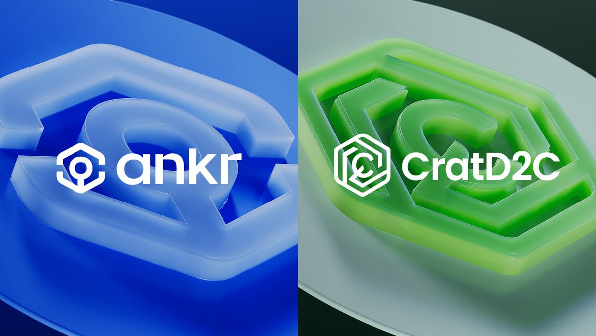 ankr's tweet photo. Ankr is proud to announce it will serve as a validator and staking infrastructure provider for @CratD2C, reinforcing the network’s foundation for scalable, secure, and efficient growth across its 12+1 diverse ecosystem. 

CratD2C's ecosystem powers DeFi, e-Commerce, Real Estate, Luxury Lifestyle Booking, IP Co-ownership, Tap-2-Mine PoI Mining, SEAV Protocol, CratSwap V3 DEX, Smart-Swap, Multi-Chain Bridge, and Staking Protocol - all seamlessly unified by the CratD2C’s high-speed Layer-1 Blockchain and Delegation Foundation Program.

Join as a Validators, Delegator, LiteBacker, or TurboBacker to earn block rewards, transactions fees, lifetime royalties, and EcoIP Portions.

This partnership combines Ankr’s enterprise-grade reliability with CratD2C’s commitment to building a transparent, decentralized smart-chain economy.

🔗 Learn more: https://t.co/RtH1QaxaVs
