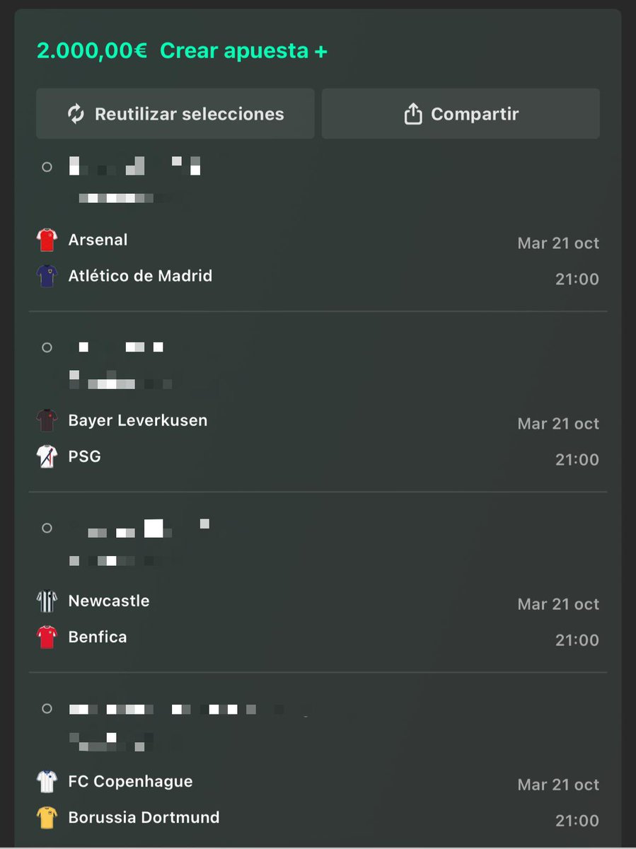 AdrianLipe's tweet image. ✅ COMBI CHAMPIONS LEAGUE CUOTA @50 🤯

Sí, has leído bien… cuota @50😳
Una locura que solo soltaré si este tuit llega a:

❤️ 100 likes
🔁 100 RT

Si lo logramos, la publico GRATIS en el canal 👉 bit.ly/TeamWestXOctub…

😀 ¡Si toca, repartiré la mitad del premio entre los que…