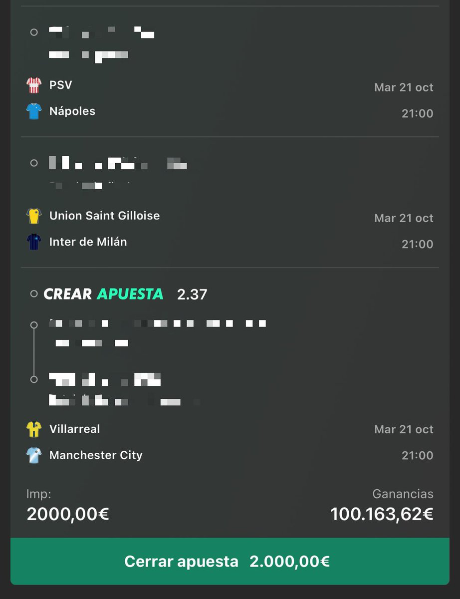 AdrianLipe's tweet image. ✅ COMBI CHAMPIONS LEAGUE CUOTA @50 🤯

Sí, has leído bien… cuota @50😳
Una locura que solo soltaré si este tuit llega a:

❤️ 100 likes
🔁 100 RT

Si lo logramos, la publico GRATIS en el canal 👉 bit.ly/TeamWestXOctub…

😀 ¡Si toca, repartiré la mitad del premio entre los que…