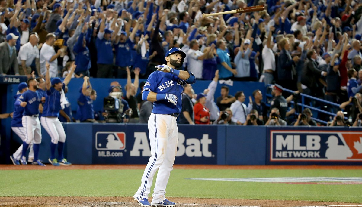 OptaSTATS's tweet image. At Rogers Centre, the @BlueJays have hit a game-winning 3+ run HR in the 7th or later to eliminate an opponent in all 4 rounds:
1993 WS: Carter
2015 ALDS: Bautista
2016 ALWC: Encarnación
2025 ALCS: Springer
No other team has more than 1 such HR at home in their entire history.