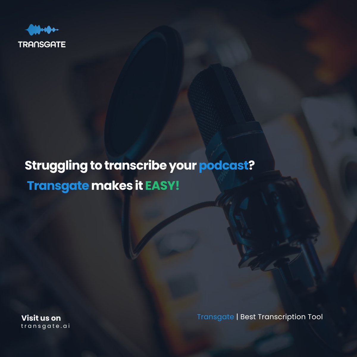 TransgateAI's tweet image. 🎙️ Struggling to transcribe your podcast?
 Transgate makes it EASY!

💬 98% accuracy
🌍 50+ languages
⚡ Fast &amp;amp; secure
✅  AI Features

Try it today → transgate.ai

#Transgate #Podcasting #SpeechToText #AITranscription