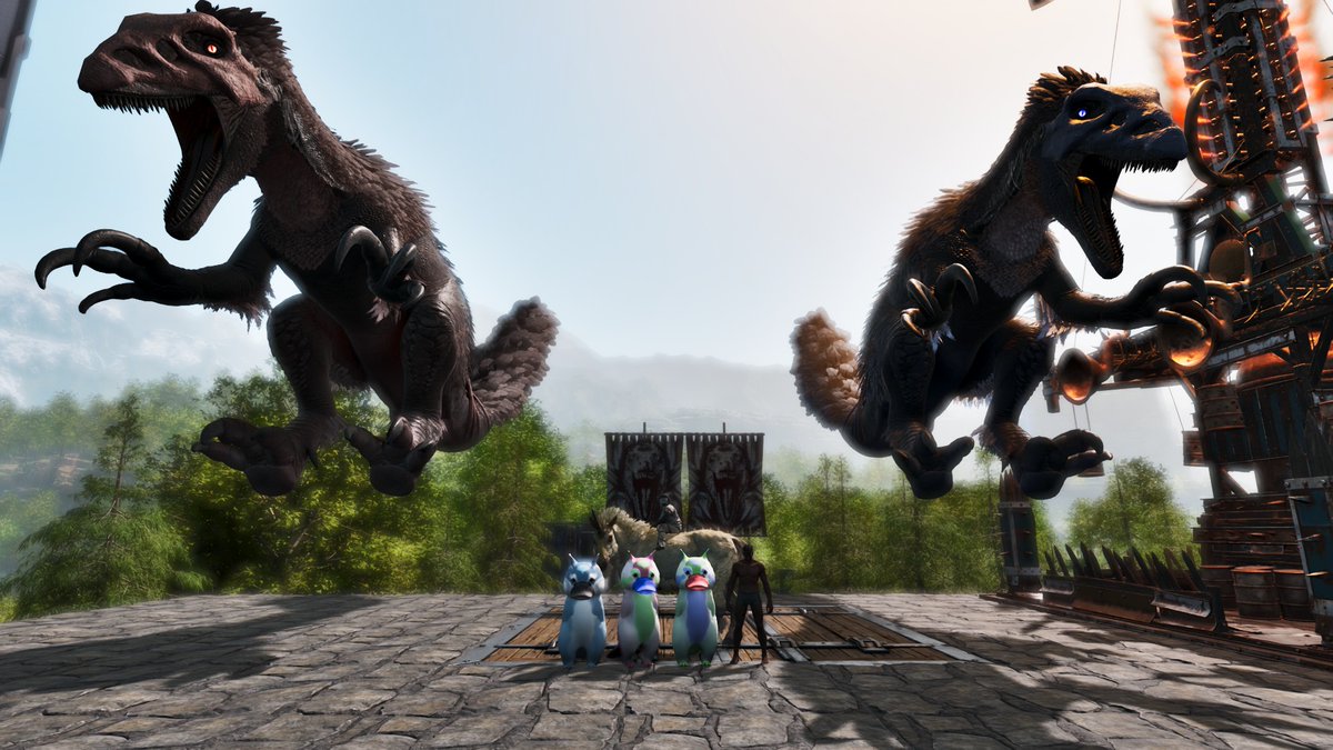 MarsHide2's tweet image. バルゲロはトラメン合わせて5人で
グレンデルαまで無事クリア～！
2人でもβ周回出来そうなので落ち着いた時に行って
イベカラまではニクスの卵集めでもしようかな
#ARK #ASA