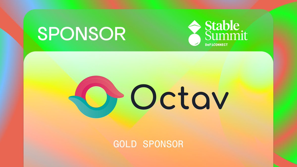 stable_summit's tweet photo. Octav supports Stable Summit Buenos Aires as a Gold Sponsor!
Connect with the @OctavFi team at Ciudad Cultural Konex during DeFiConnect on 18–19 November.
🎟️ https://t.co/WVXkaJAhGf https://t.co/r26b8AqI4N