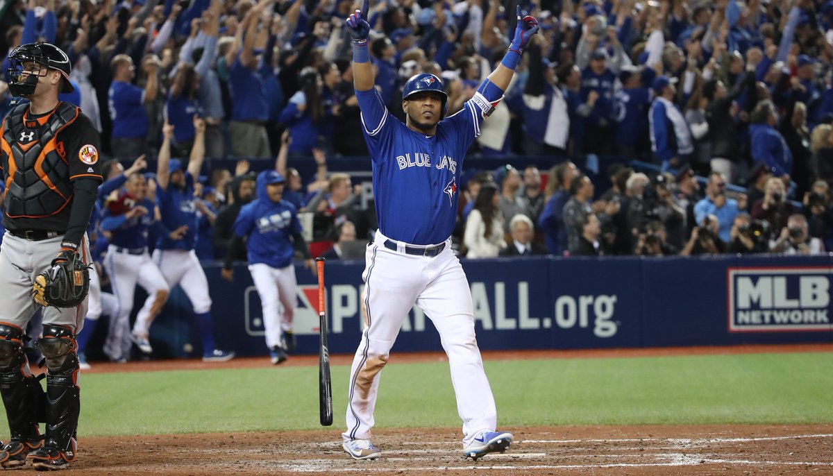 OptaSTATS's tweet image. At Rogers Centre, the @BlueJays have hit a game-winning 3+ run HR in the 7th or later to eliminate an opponent in all 4 rounds:
1993 WS: Carter
2015 ALDS: Bautista
2016 ALWC: Encarnación
2025 ALCS: Springer
No other team has more than 1 such HR at home in their entire history.