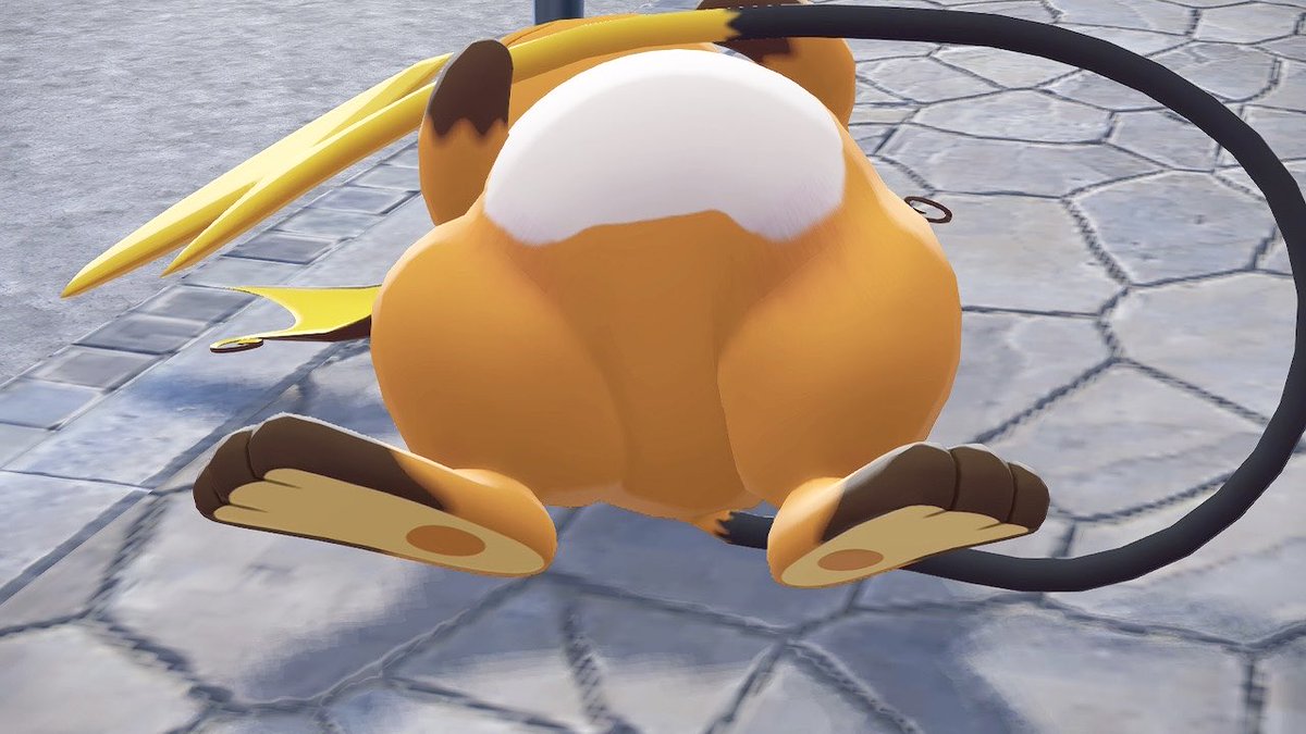 足の裏まで可愛いポケモン、それがライチュウ⚡️