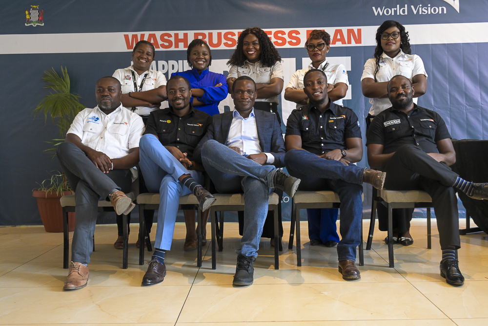 WorldVisionZamo's tweet image. 🌊💧 World Vision Zambia has launched its WASH Business Plan, anchored on “Mapping the Blue Thread.”

With support from Government, partners &amp;amp; media, we’re ensuring every child enjoys the fullness of life through safe water, sanitation &amp;amp; hygiene. 💧

#WASH #BlueThread