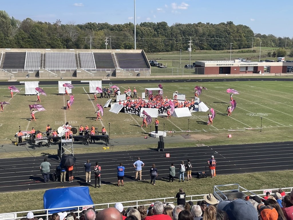 GCMSCougars's tweet photo. GCMS is very proud of our Marching Cougar Band students and their performance at Regionals on Saturday!  The band will be competing in State Semifinals this Saturday!  Good luck! https://t.co/ppmm0TywJH
