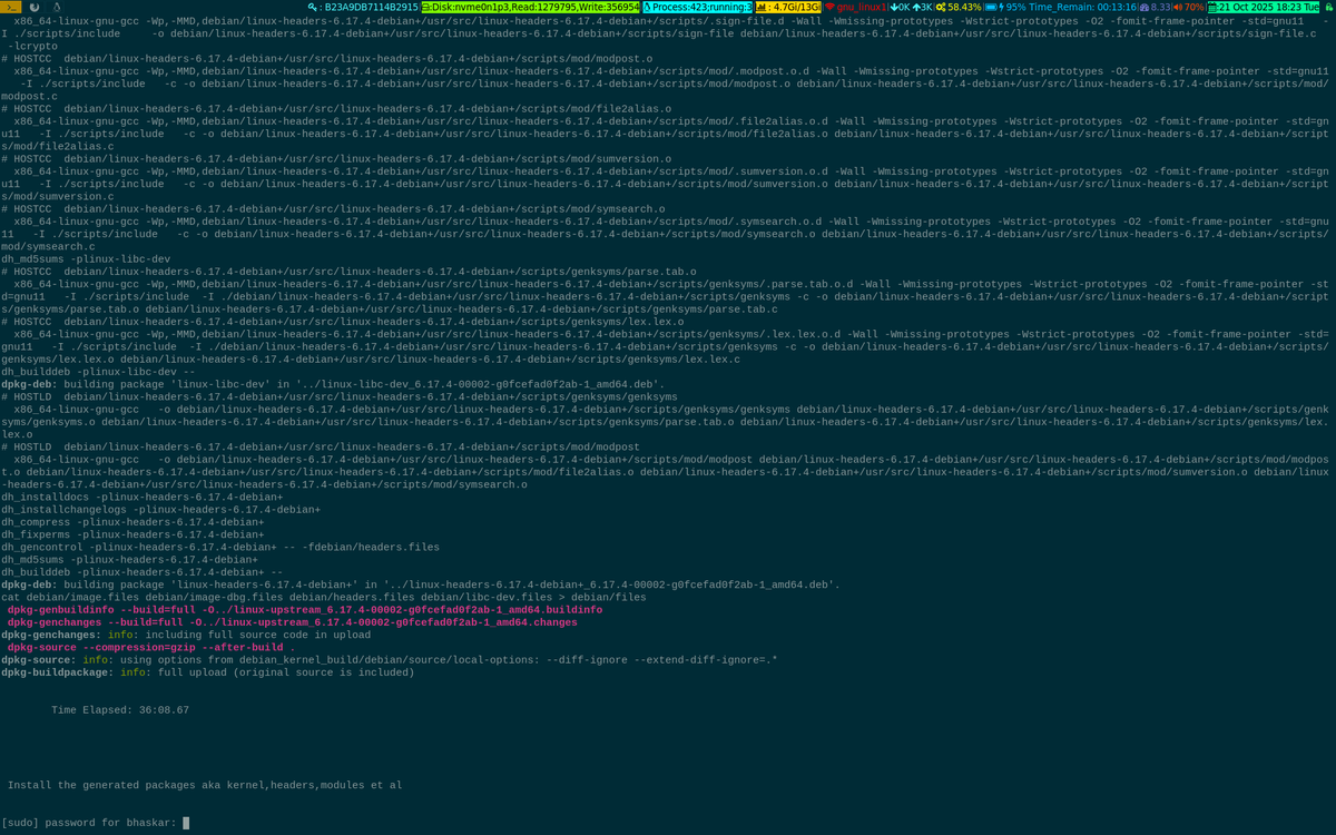 unixbhaskar's tweet image. Aha! #debian :)
#linuxadmin #linux #opensource #operatingsystem #kernel