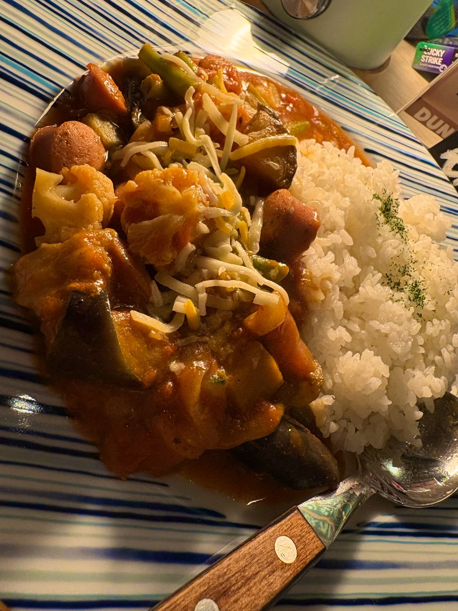 なんか、寒いし
カレー喰う