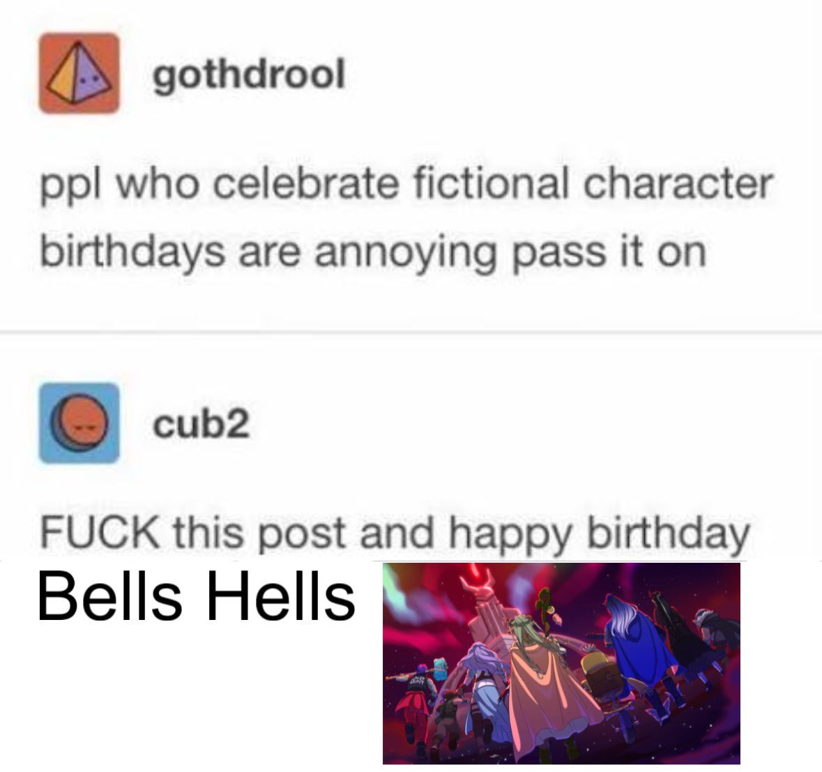 Atlas_basil's tweet image. Happy Birthday Bells Hells 🫶