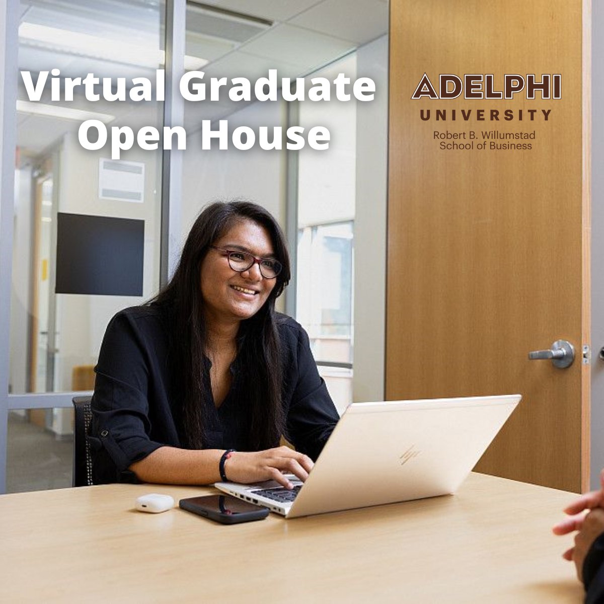 AdelphiWSB's tweet image. Join us virtually on11/2/25 11 a.m.–1 p.m. EST for @adelphiu’s Virtual Graduate Open House!
Learn how the @adelphiwsb can help you level up your career!
adelphi.edu/events/virtual…