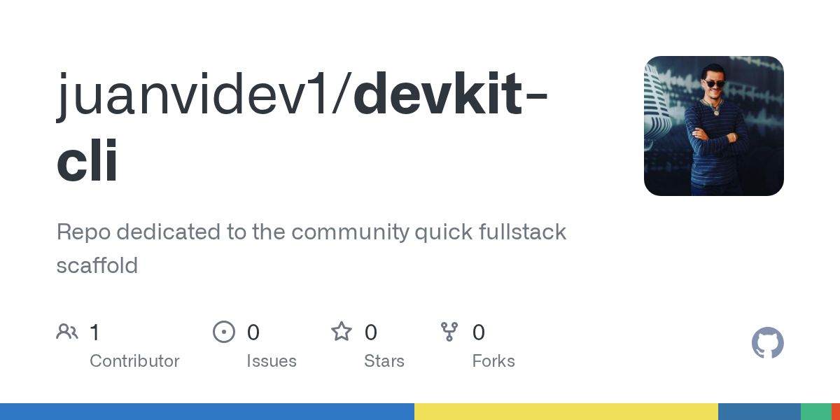 JuanviReyes's tweet image. 🗳 Devs, what’s your stack? Use devkit-cli to spin up FastAPI + React or Express + Vue. Which do you prefer? Reply with your favorite!
Try it: npm i -g devkit-cli && devkit create
github.com/juanvidev1/dev…
#DevkitCLI #FullstackDev #WebDev #ReactJS #VueJS