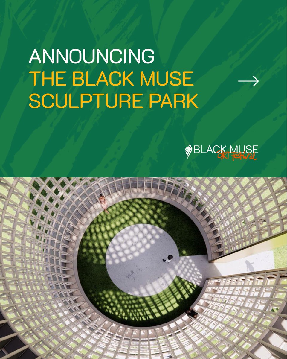blackmusefest's tweet photo. We’re thrilled to announce the unveiling of the Black Muse Sculpture Park, which is at the heart of this year’s Black Muse Art Festival, holding from the 8th to the 12th of November, 2025 https://t.co/Tqrsfi0EQK