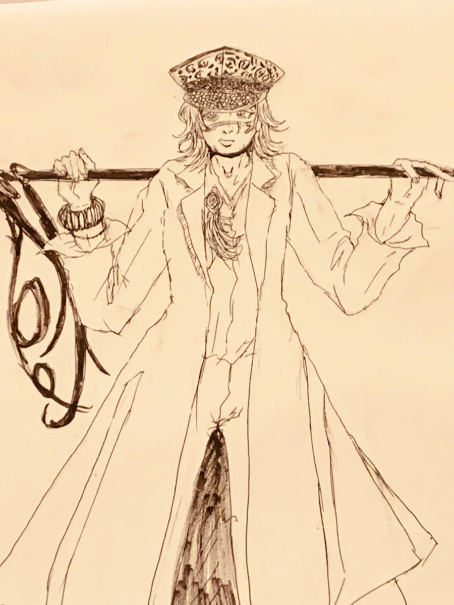 即興で描いた下手くそな絵でごめんなさい