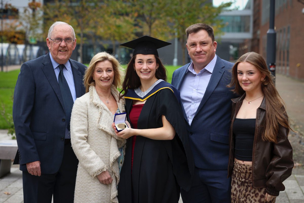 DCU's tweet image. A huge congratulations to Grace Codd, BSc Computing for Business graduate @dcucomputing, who was awarded the prestigious DCU Chancellor's Medal at this afternoon's ceremony! #WeAreDCU #DCUGraduation