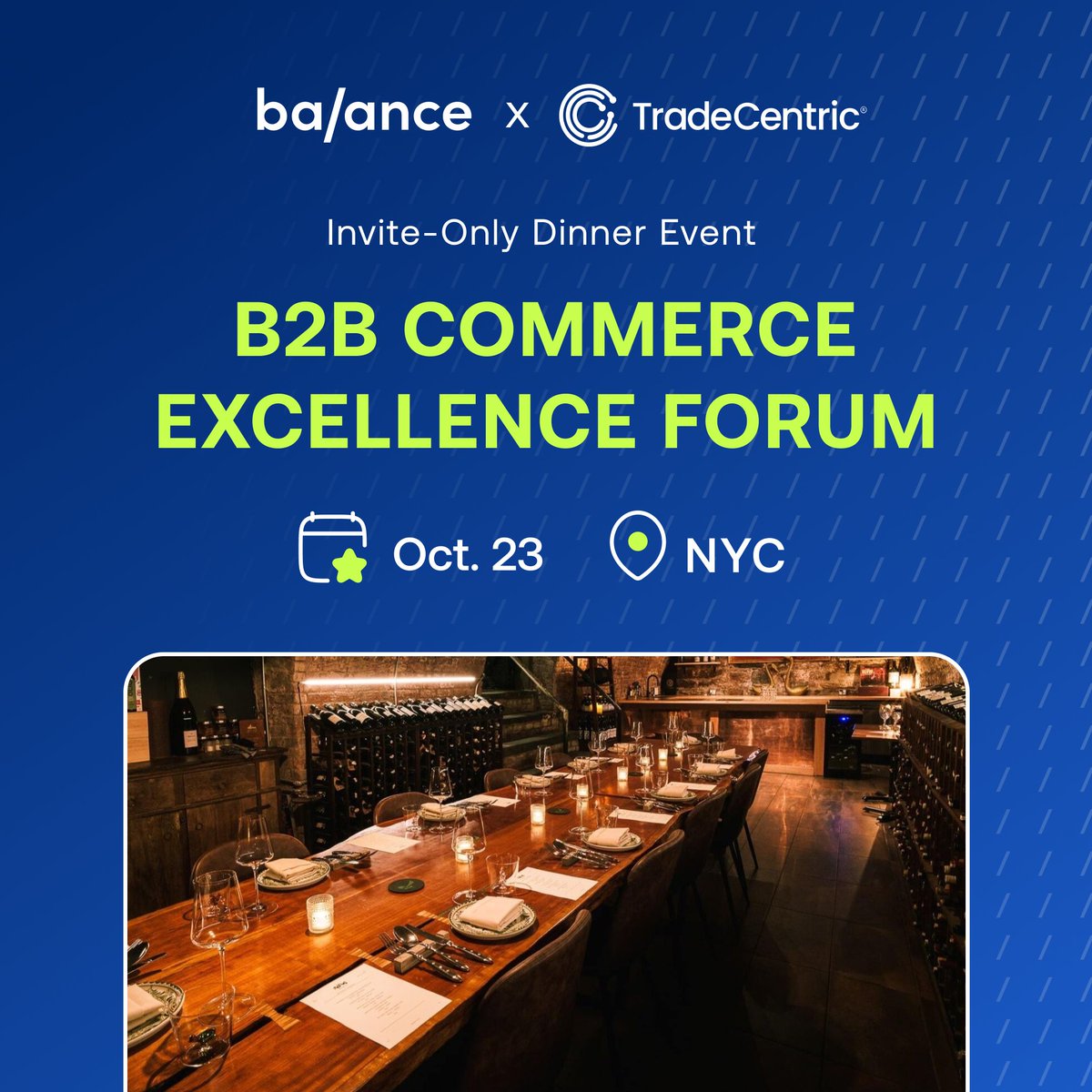 Balance (@getbalancehq) on Twitter photo Join us this Thursday, Oct 23, for an exclusive dinner and roundtable led by Paul do Forno, Global Commerce Practice Lead at <a href="/Deloitte/">Deloitte</a>.
💡 We’ll explore how AI, payment innovation, and procurement workflows are shaping how suppliers win business and accelerate growth in B2B Join us this Thursday, Oct 23, for an exclusive dinner and roundtable led by Paul do Forno, Global Commerce Practice Lead at <a href="/Deloitte/">Deloitte</a>.
💡 We’ll explore how AI, payment innovation, and procurement workflows are shaping how suppliers win business and accelerate growth in B2B
