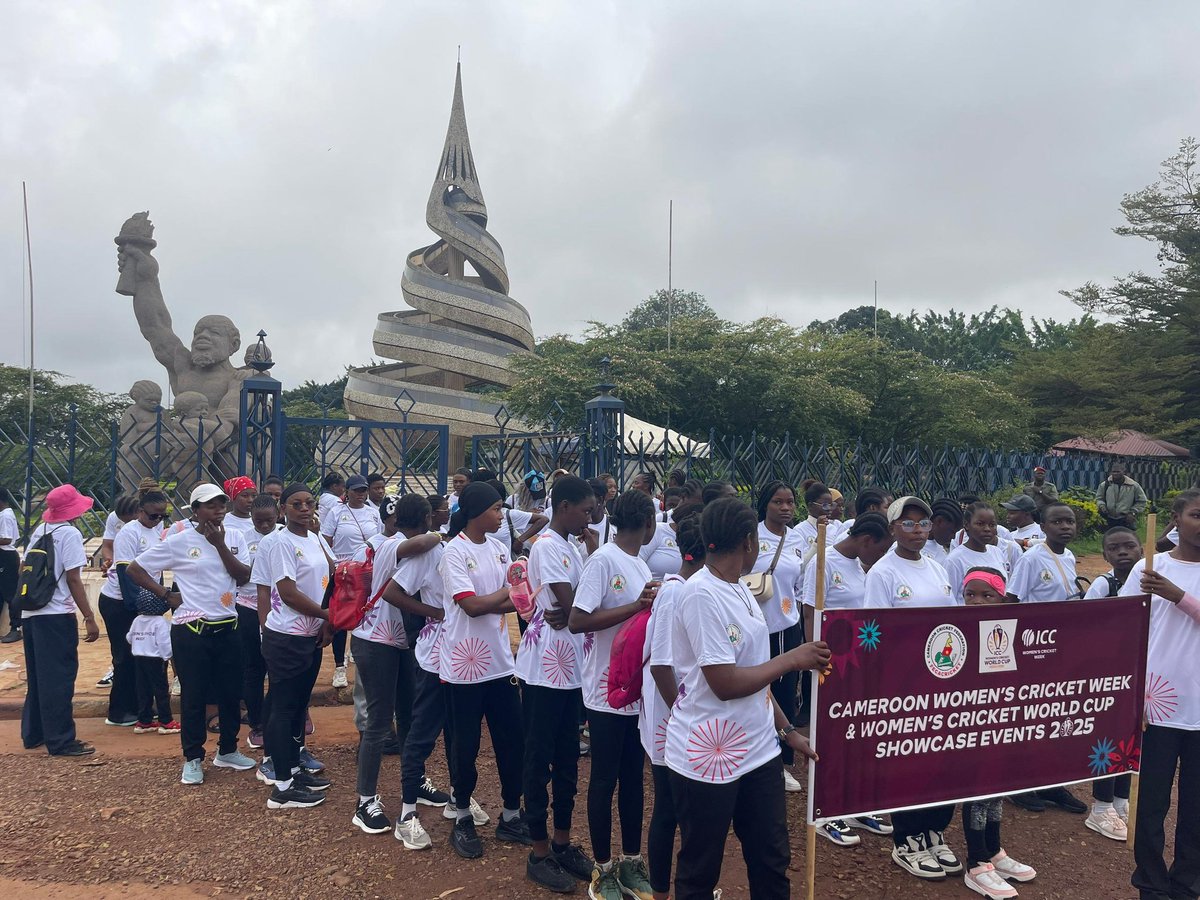 #The Cameroon Cricket Federation joins the rest of the Cricket World in celebrating the ICC Women's Cricket Week during the ICC Women's World Cup on the 18-10-2025