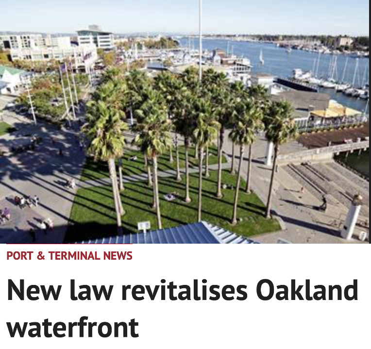 Michael Colbruno ☮️ (@mikeopera) on Twitter photo THANK YOU, Senator Jesse Arreguín for passing SB 304 allowing the <a href="/PortofOakland/">Port of Oakland</a> greater flexibility to activate vacant commercial spaces, expand permitted uses, bring new public uses to the waterfront, while maintaining public oversight.
<a href="/JesseforCA/">Jesse Arreguin</a> THANK YOU, Senator Jesse Arreguín for passing SB 304 allowing the <a href="/PortofOakland/">Port of Oakland</a> greater flexibility to activate vacant commercial spaces, expand permitted uses, bring new public uses to the waterfront, while maintaining public oversight.
<a href="/JesseforCA/">Jesse Arreguin</a>