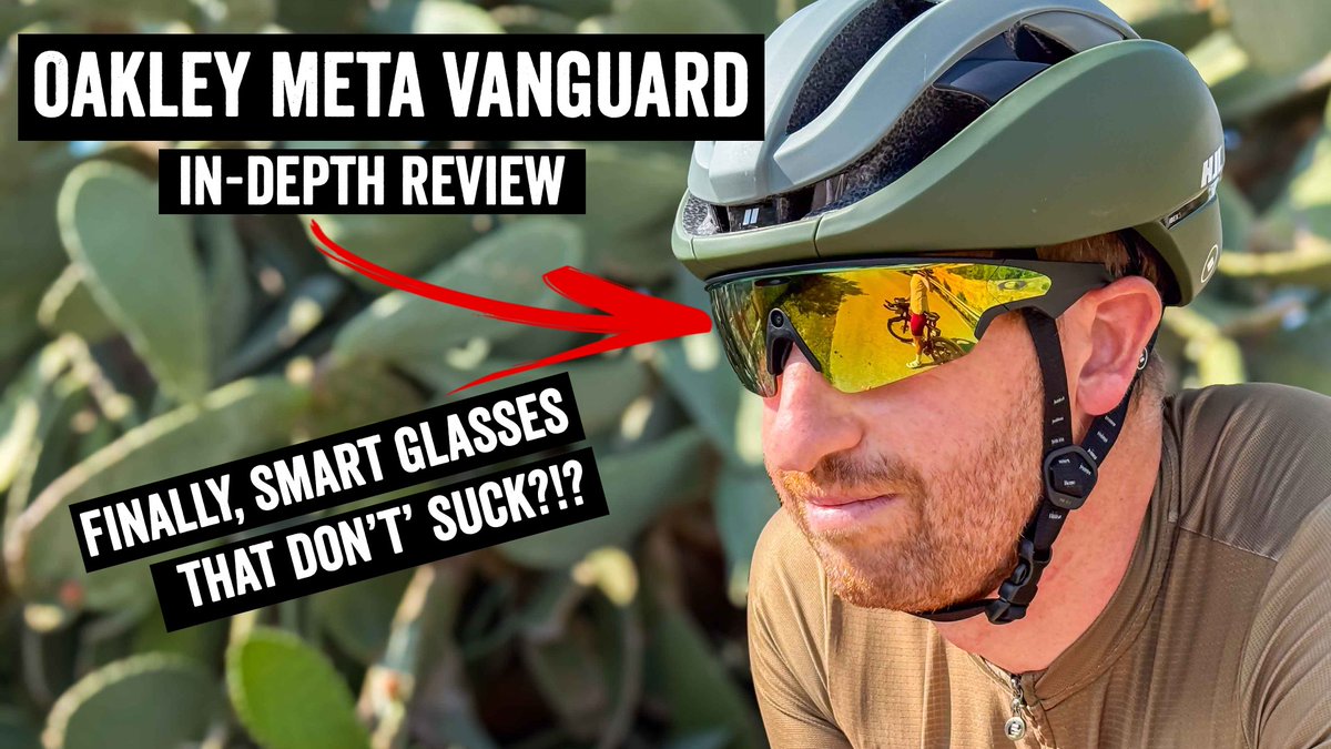 dcrainmakerblog's tweet image. It&apos;s up! The Oakley-Meta Vanguard In-Depth Review. These smart glasses (with 3K camera) integrate with Garmin, Strava, and more. And critically, after a decade+ of trying crappy smart glasses, these are really effing good. Everything you need to know! dcrainmaker.com/2025/10/oakley…