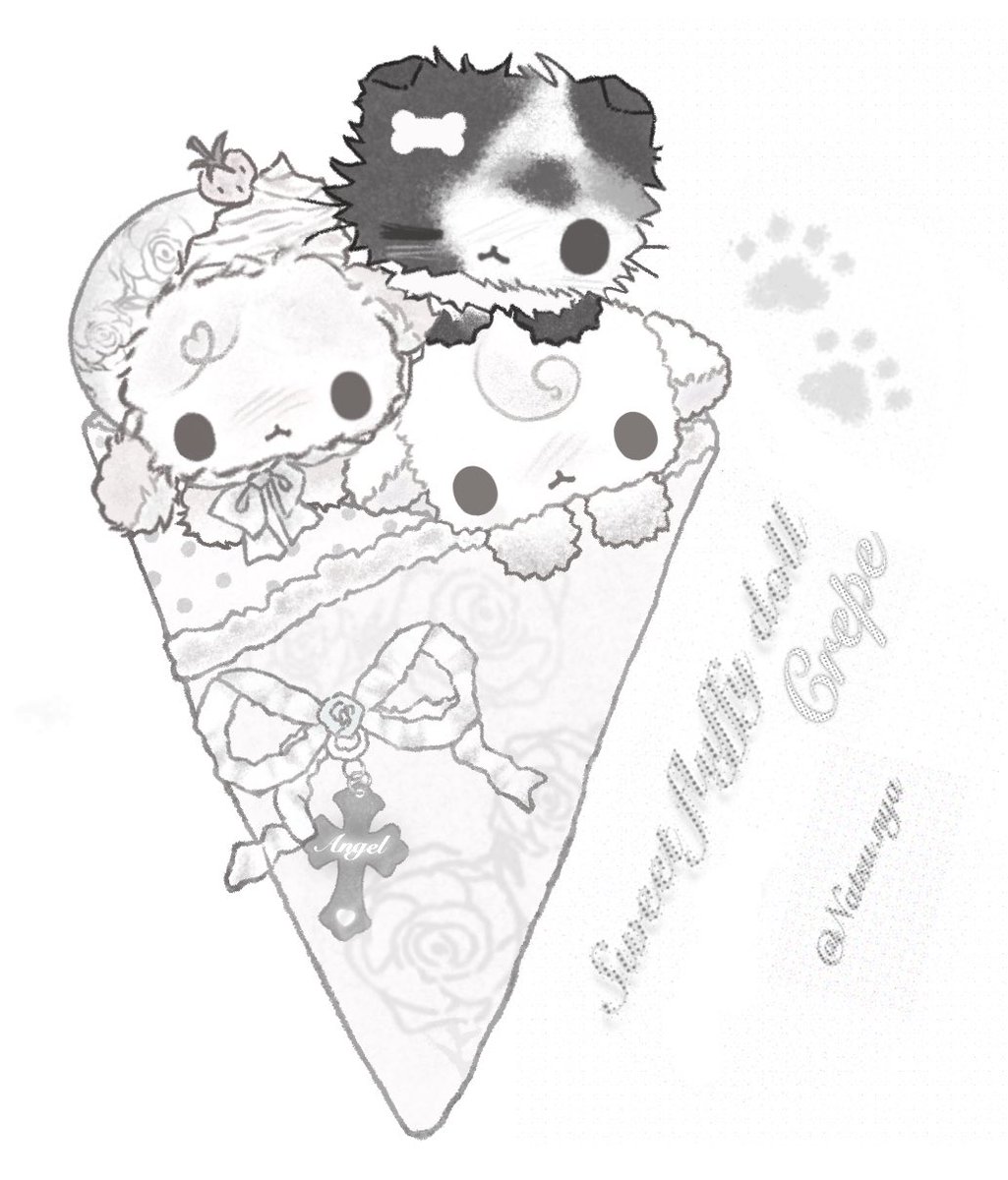 sweet fluffy crepe ••• ♥︎