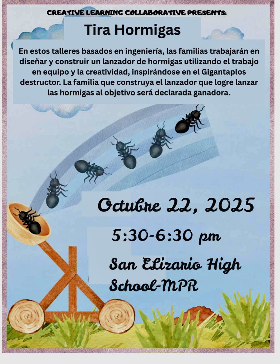 aluna0707's tweet image. SEISD GT Families, this invitation is for you! Are you ready to take on the challenge? Join us on Wed, October 22 at 5:30 pm at San Elizario High School MPR for a GT Family Night full of fun activities! See you there! #SanEliManoAMano #GTfamilies #drlunasclass
