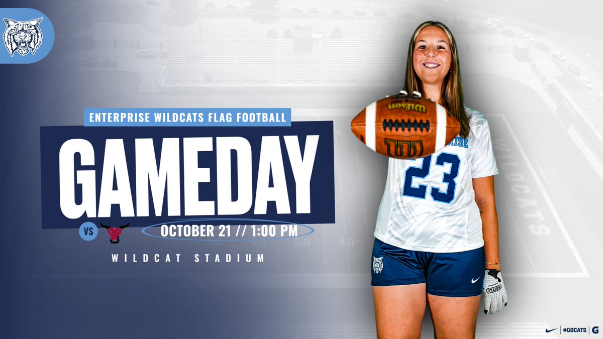 Back at home vs. Spanish Fort!

You don't want to miss this atmosphere in Wildcat Stadium!

Varsity will start at 1:00 with JV following!

Tickets &amp; Livestream: linktr.ee/enterprisewild…

| #GoCats