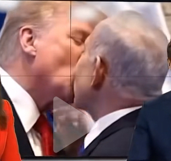 freepali's tweet photo. The foreplay before @POTUS turns around and bends over for Netanyahu. https://t.co/ciudzhH6ZJ