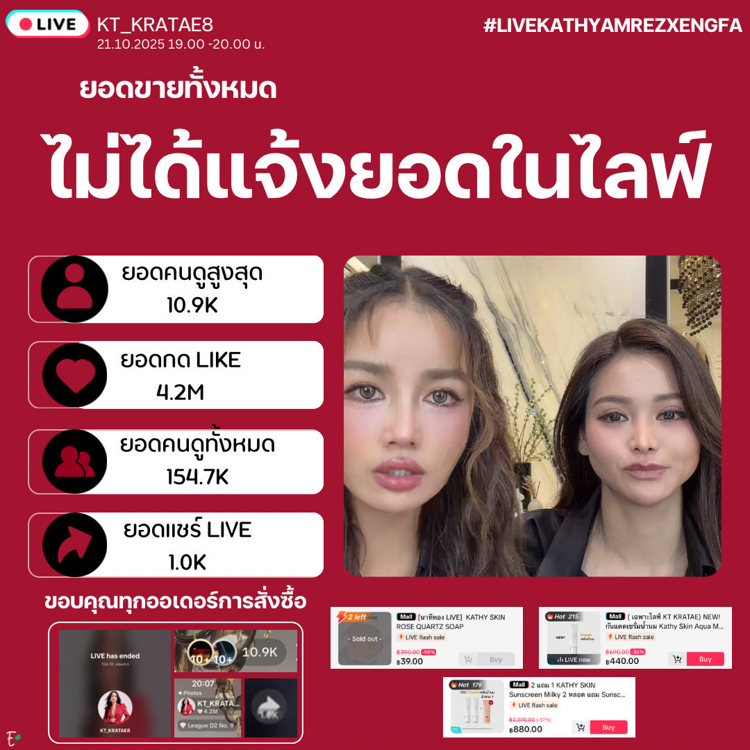 momay (ฟริ้งของEngfa)💫 (@momay_853) on Twitter photo วันนี้พี่อิงเก่งมากๆเลย ลุยงานตั้งแต่เช้ายันดึกเลย เก่งสุบๆ 🤍♥️
#LiveKATHYAMREZxENGFA
#อิงฟ้ามหาชน #EngfaWaraha
<a href="/EWaraha/">Engfa Waraha (ตัวจริง)</a> วันนี้พี่อิงเก่งมากๆเลย ลุยงานตั้งแต่เช้ายันดึกเลย เก่งสุบๆ 🤍♥️
#LiveKATHYAMREZxENGFA
#อิงฟ้ามหาชน #EngfaWaraha
<a href="/EWaraha/">Engfa Waraha (ตัวจริง)</a>