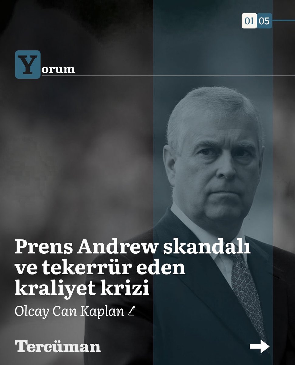 Prens Andrew skandalı ve tekerrür eden kraliyet krizi

Buckingham Sarayı sarsılıyor: Prens Andrew skandalı monarşiyi tarihî bir krizle karşı karşıya bıraktı. Unvanlar, itibar ve bin yıllık gelenek tehlikeye girdi. Tarih tekerrür mü ediyor?

tercuman.com/yorum/prens-an… 

#prensandrew