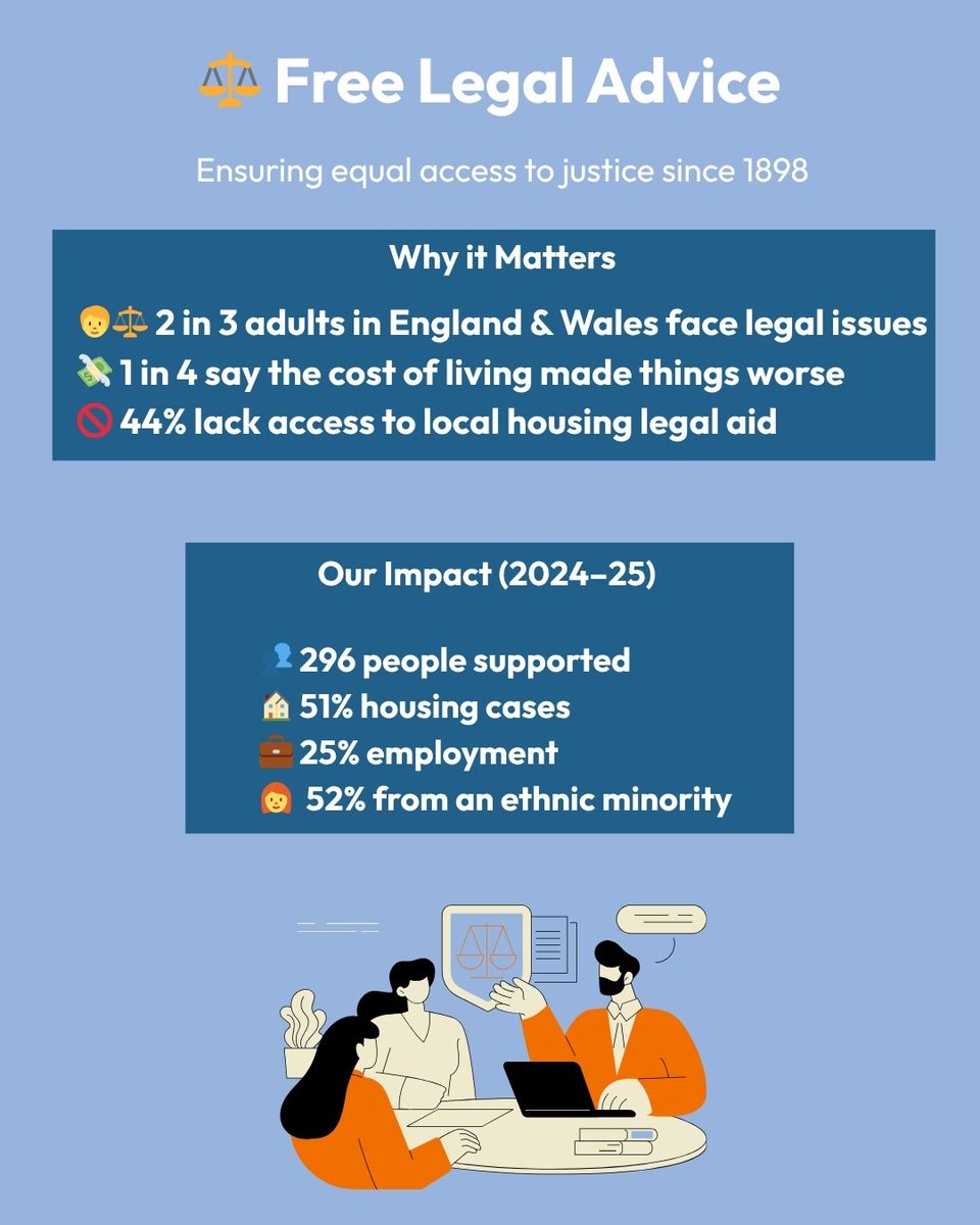 This #AdviceWeekUK, we’re proud to support thousands across London with free debt &amp; legal advice.

💸 £20.2m in financial gains
⚖️ 296 people supported with legal issues
📍 40+ locations incl. the UK’s 1st prison-based kiosk
🧾 Help is here. #DebtAdvice #AccessToJustice