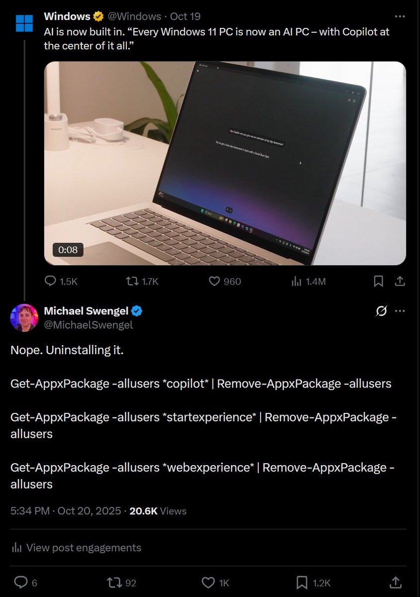 Alliandre's tweet image. Not all heroes wear capes.
#windows11 #AI