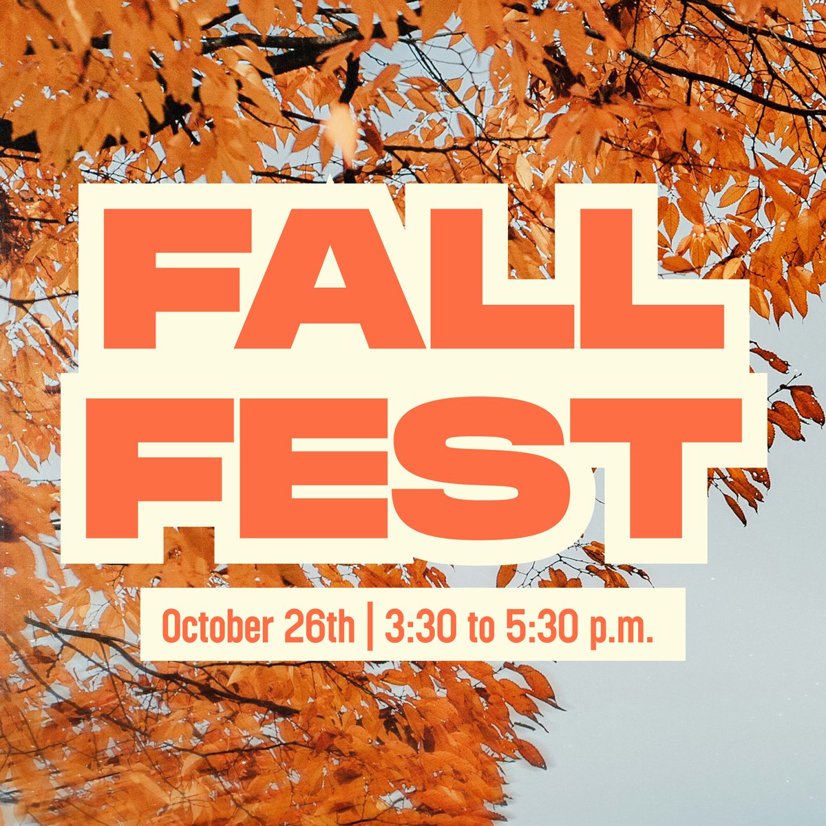 FBCMartin's tweet image. Don't forget, Fall Fest is this Sunday, October 26th, from 3:30 to 5:30 PM. Join us for food, games, prizes, inflatables, a petting zoo, and so much more. Bring the whole family—we can’t wait to see you there! This is open to the entire community!