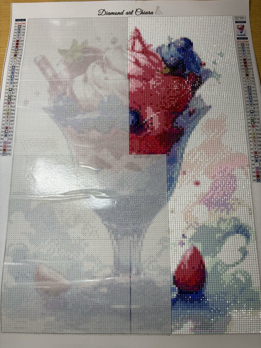 o_no_k2022's tweet image. 61作品目
4日目
#ダイヤモンドアート進捗 
#ダイヤモンドアート