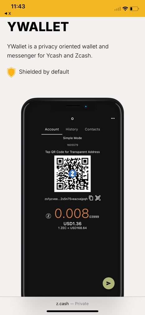 Probably nothing…

Directly on z.cash website and Ywallet comes up first? 

I wonder what happens next? 

$ZEC 🤝 $YEC
Zcash🤝Ycash