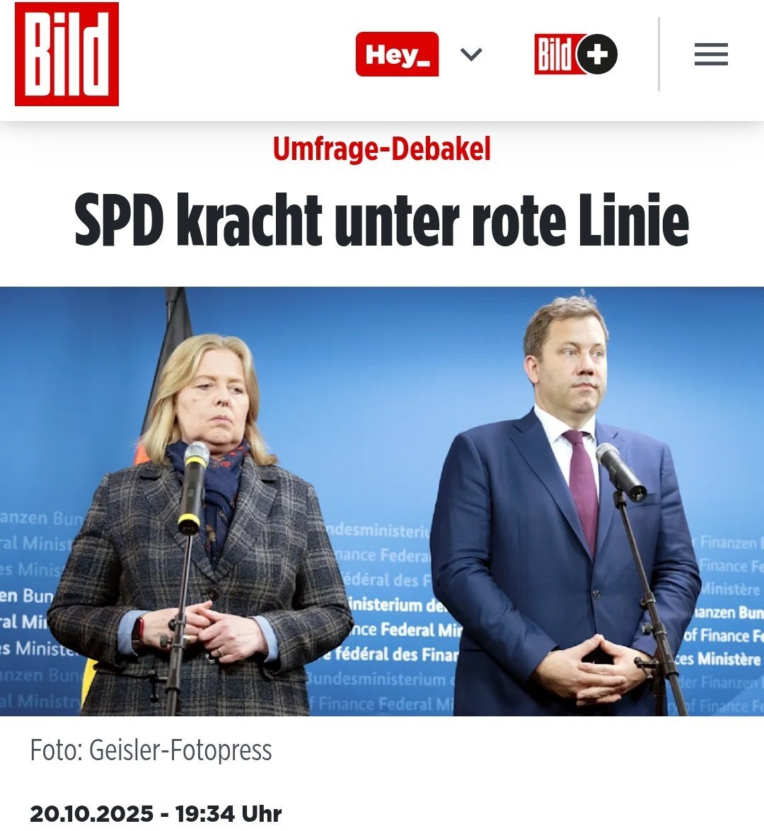 SPD unter 10% gerutscht.

Tja nun.
