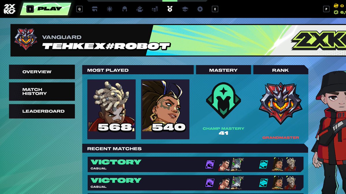 Hab in 2xko Grandmaster gehittet

Das erste Fighting Game was mich länger als ne Woche belustigt hat jemals 

can recommened