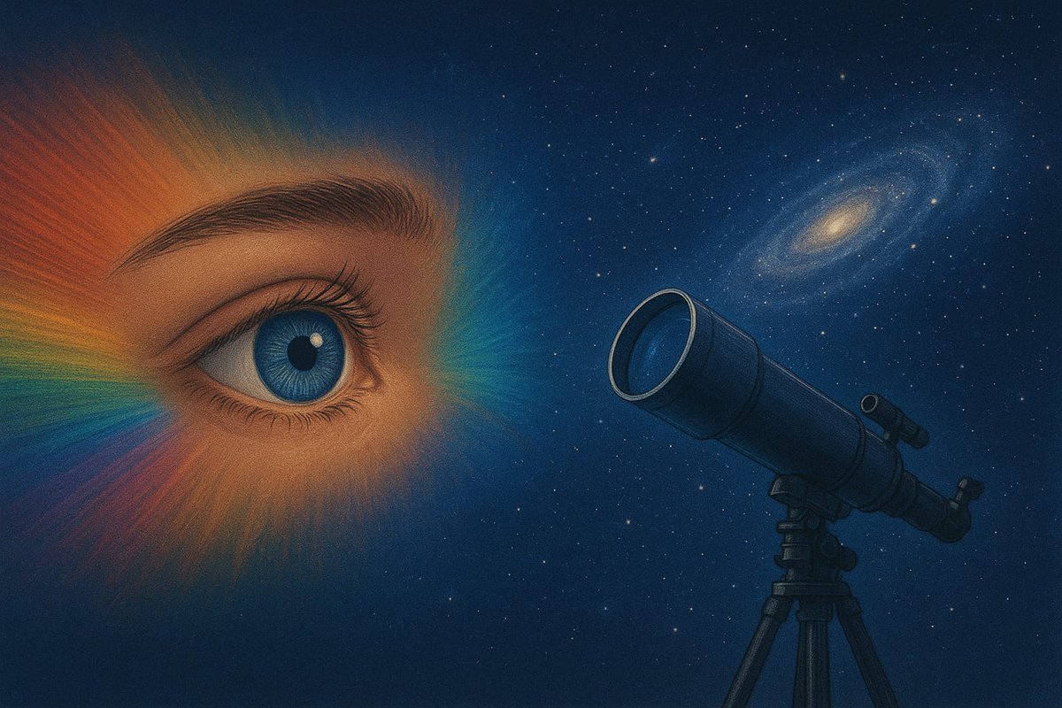 Dai nostri occhi all'Universo: esploriamo i segreti della luce! In occasione di <a href="/FDellaScienza/">Festival della Scienza</a>, #INAFAbruzzo porta a #Genova un laboratorio di ottica: un viaggio affascinante che collega la fisiologia umana all'astrofisica! Scopri i dettagli qui: festivalscienza.it/programma-2025…