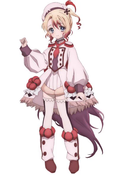 ペチカの魔法少女衣装のもこもこした部分 マルイノ先生のペチカ(キービジュアル版)に比べてアニメ版ペチカはもこもこが大きいな…などと思っていたけど restart(前)表紙時代のペチカも見返したらもこもこが大きめで キービジュアル版の最新ペチカはもこもこが減量されてるんだ…!とか謎の驚きに至る今